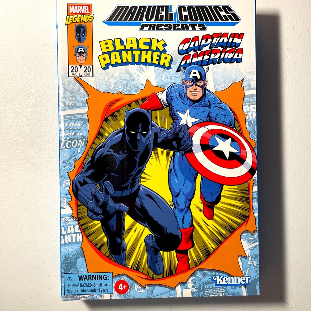 Black Panther & Captain America Marvel Legends RETRO 3.75 Hasbro Pulse Exclusive